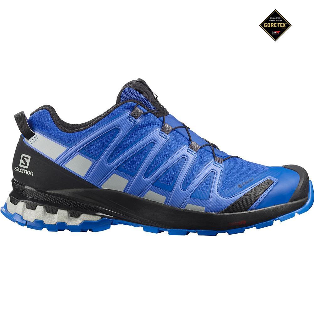 Salomon Israel XA PRO 3D V8 GORE-TEX - Mens Trail Running Shoes - Navy (DGIB-50982)